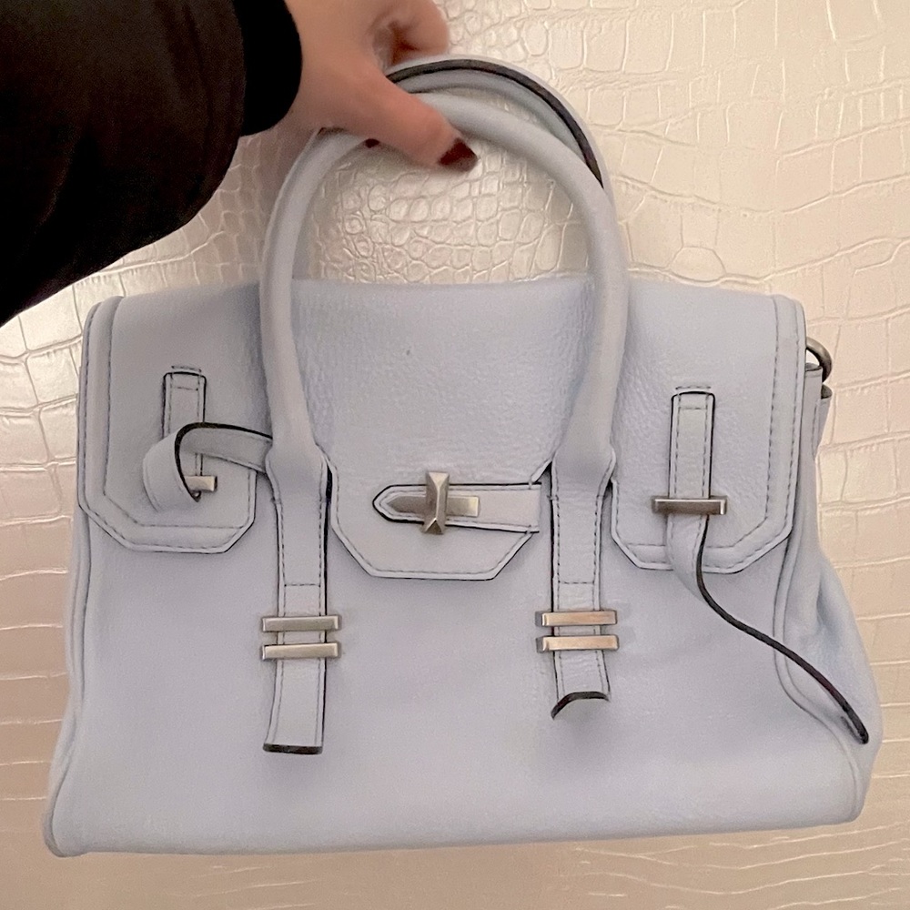 Rebecca Minkoff blue handbag with shoulder strap